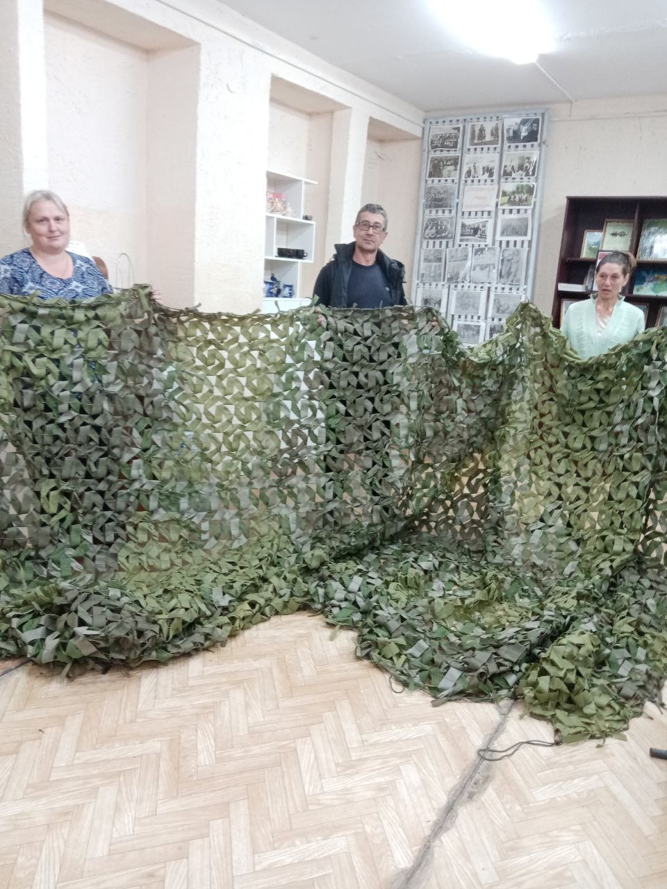 Плетение маскировочных сетей для СВО