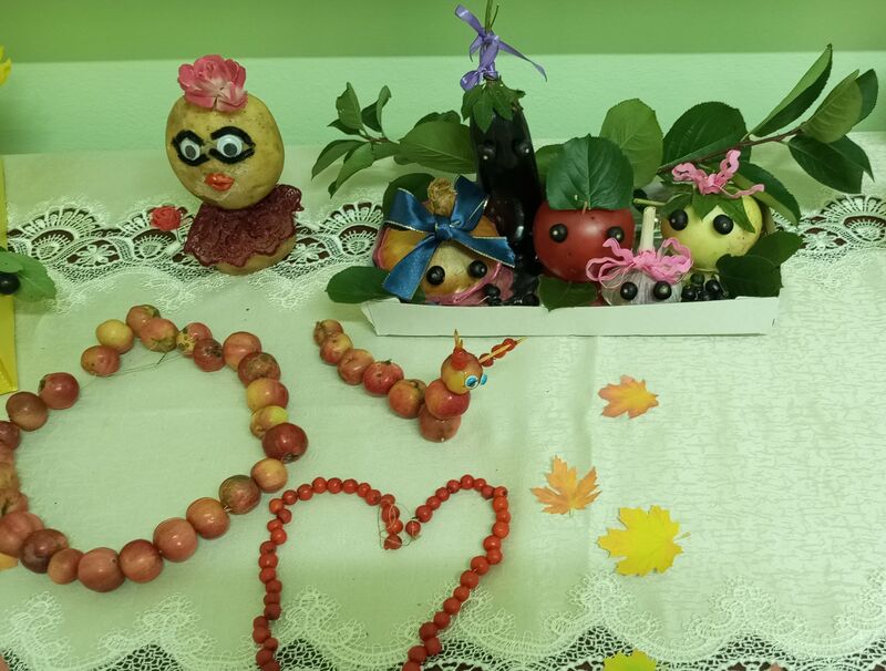 Поделки из овощей и фруктов