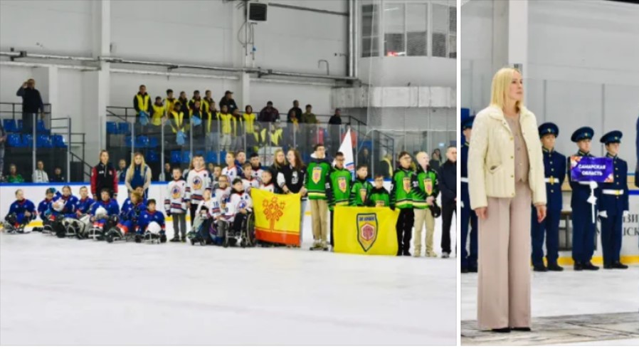 Нижегородская команда «Торпедо-следж» участвует в турнире по адаптивному хоккею! ...