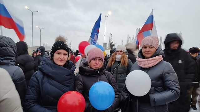 приняли участие в митинге-концерте 