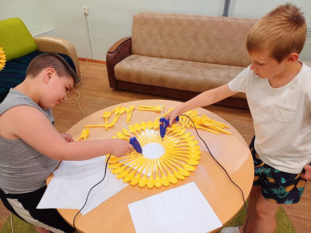 🏢 В нашем комплексном Центре состоялась встреча детей из кружка 